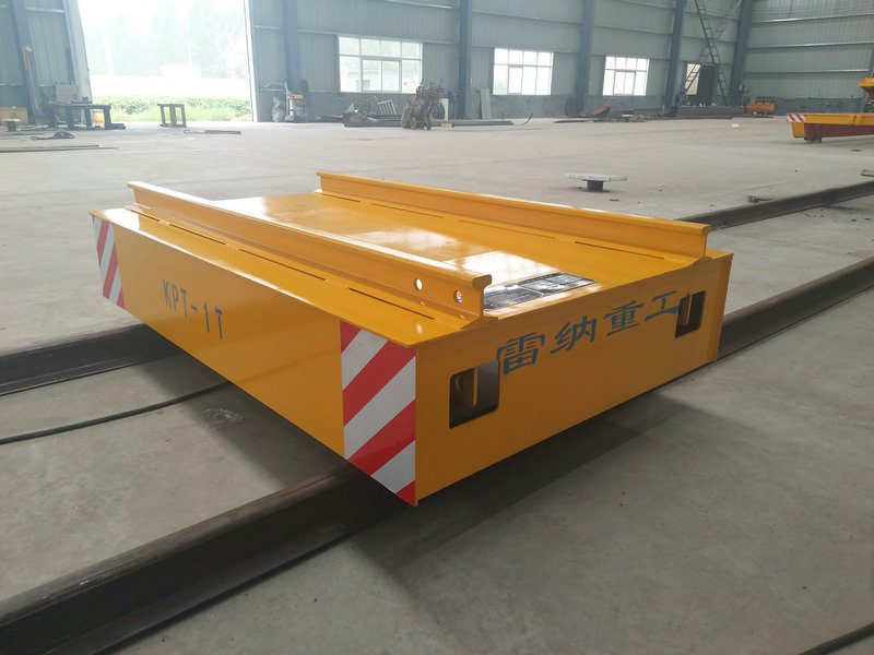 Cable Reel Powered Sandėlio plokščias automobilis ant geležinkelio su nuotoliniu valdymu