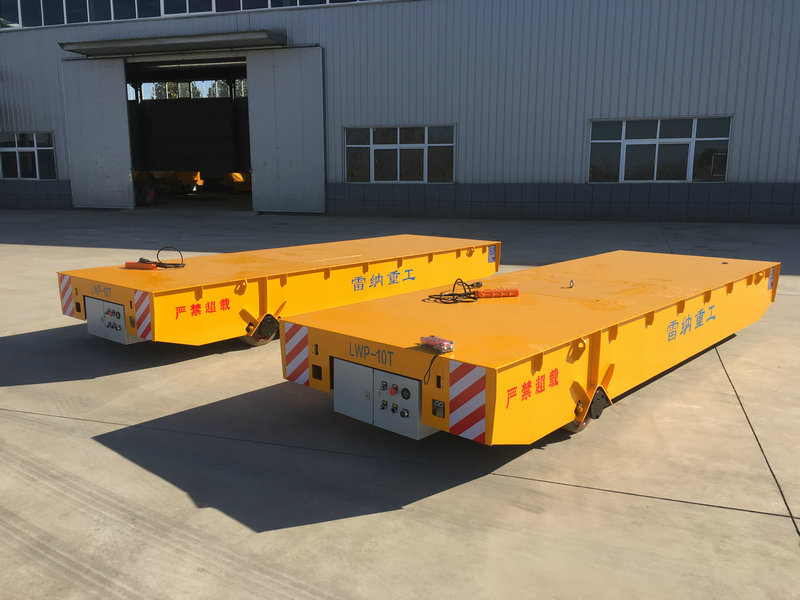 10T akumuliatorius Powered Trackless perdavimo vežimėlis