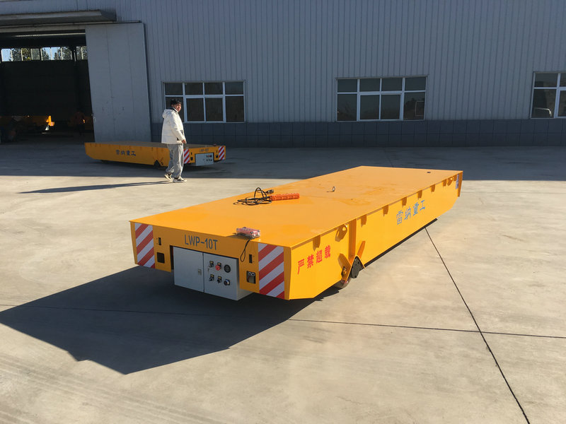 10T akumuliatorius Powered Trackless perdavimo vežimėlis
